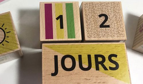 Le coffret cubes de naissance Camille