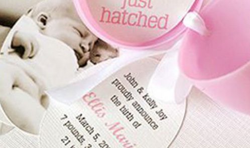 faire part de naissance original